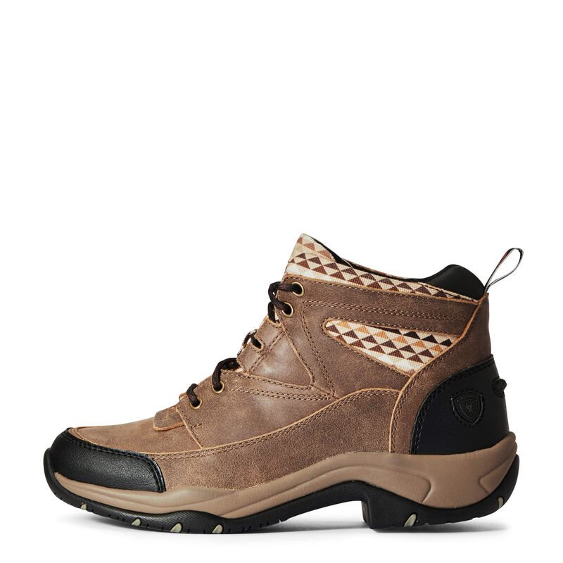 Ariat English: Terrain Zapatillas Outdoor Mujer - Marrones / Negras (HDKXT6851)